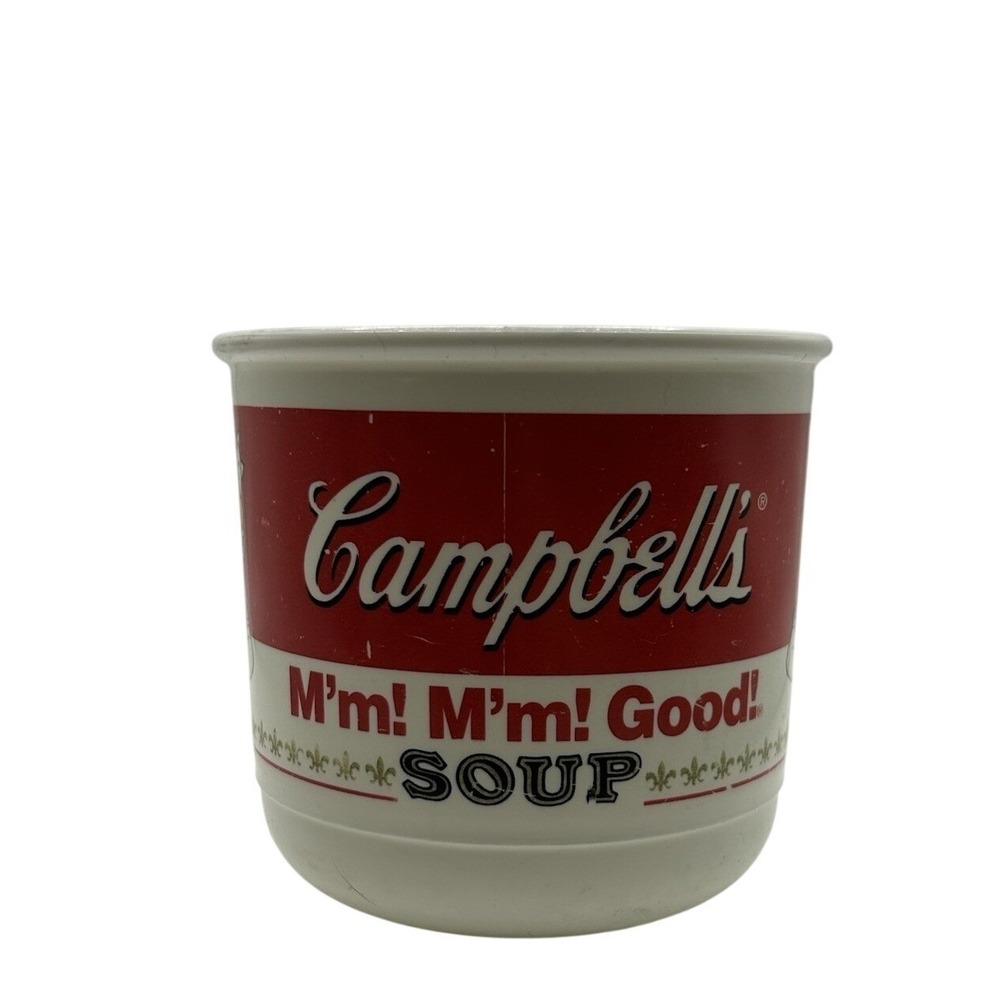 1992 Campbell's M'm! M'm! Good Soup cup. ‎ Plastic